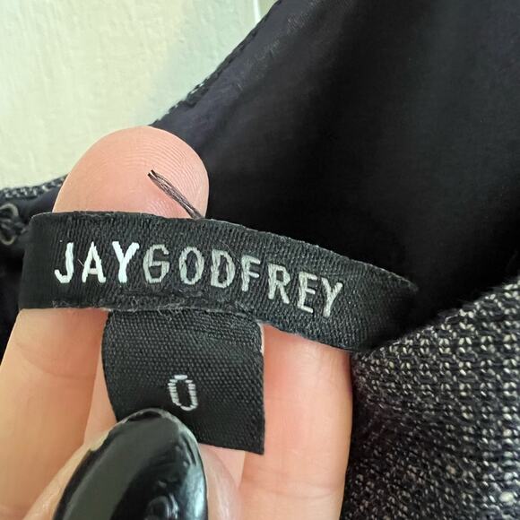 JAYGODFREY dress chambray heathered asymmetrical mini - Picture 6 of 6